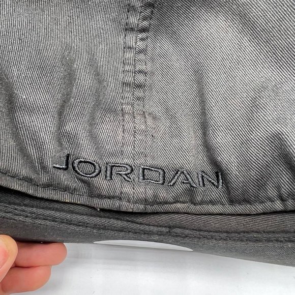 Air Jordan Retro 5 Fire Red 7 1/8 Jumpman Hat Fitted‎ Cap Black Men - Picture 5 of 7